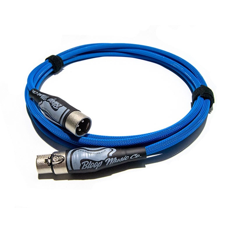 Bloop Quad Core Microphone Cable - Neon Blue Bloop Quad Core Microphone Cable - Neon Blue