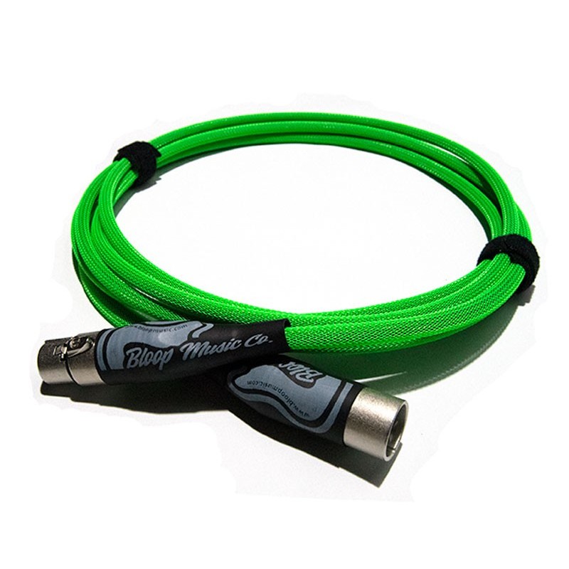 Bloop Quad Core Microphone Cable - Neon Green Bloop Quad Core Microphone Cable - Neon Green