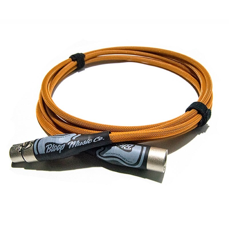 Bloop Quad Core Microphone Cable - Orange Bloop Quad Core Microphone Cable - Orange