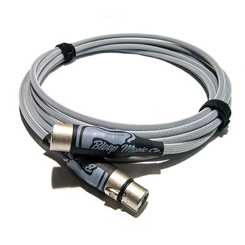 Bloop Quad Core Microphone Cable - Grey Bloop Quad Core Microphone Cable - Grey